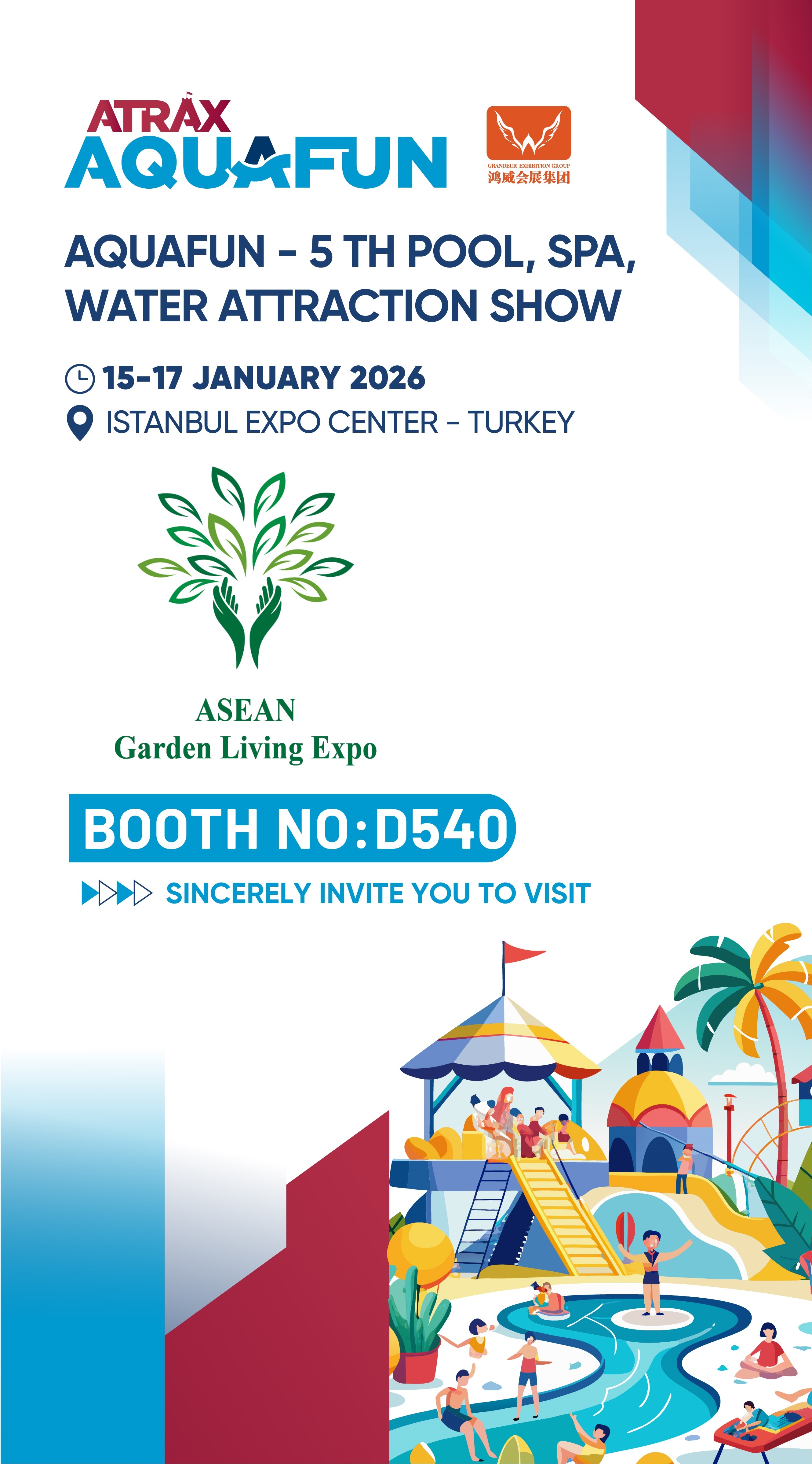 Visit Us at Booth No.D540 at Aqua Fun Ex